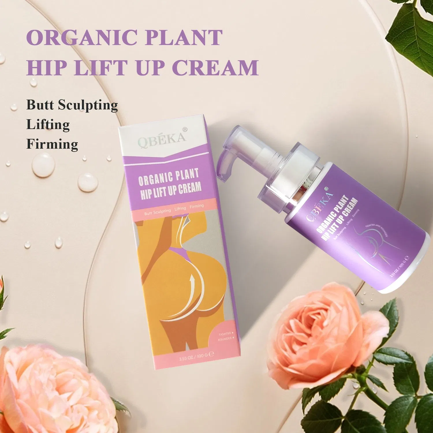Organic Plant Hip Lifting Firming Cream