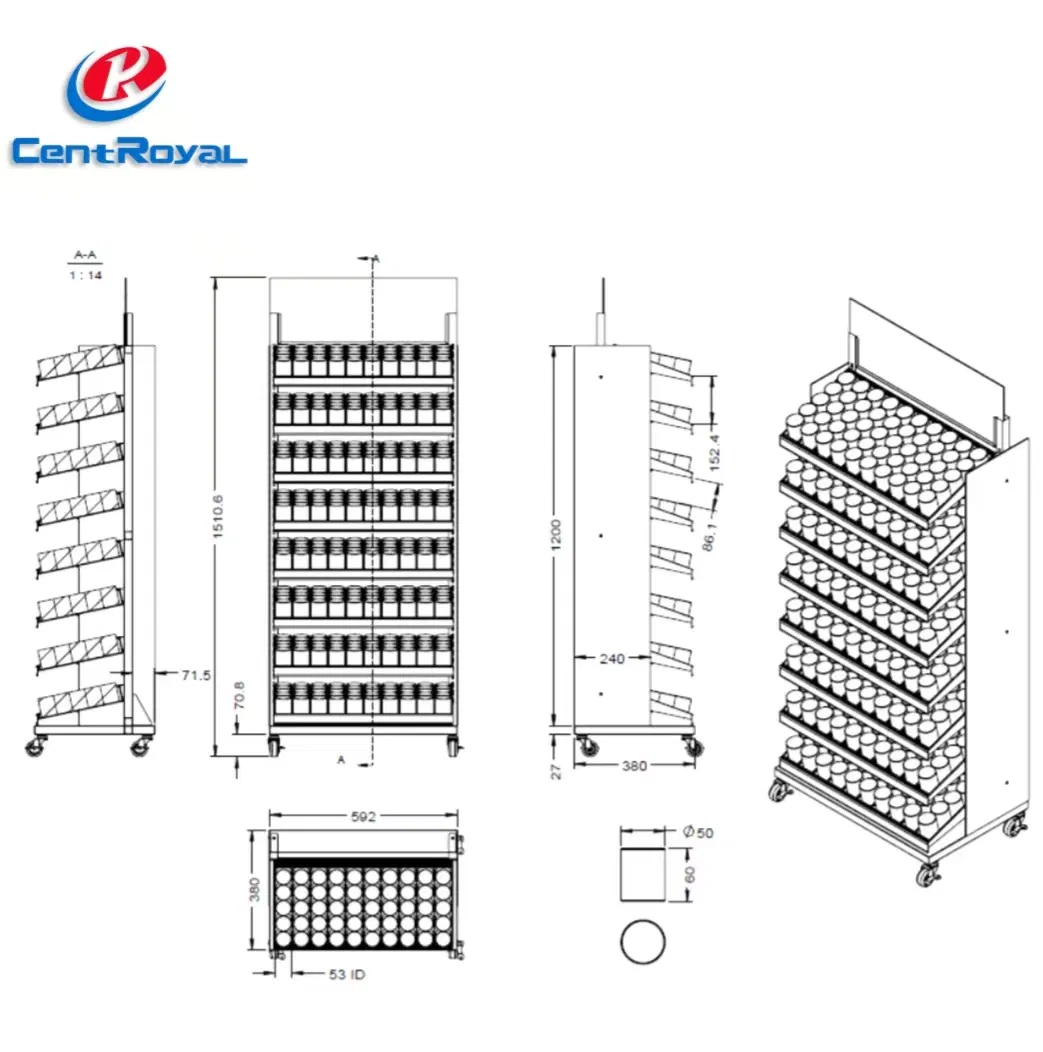 Customized Metal Cosmetic Nail Polish Display Rack LED Light Skin Care Custom Design Retail Store Furniture Floor Stand Makeup Cabinet Cosmetic Display Stand