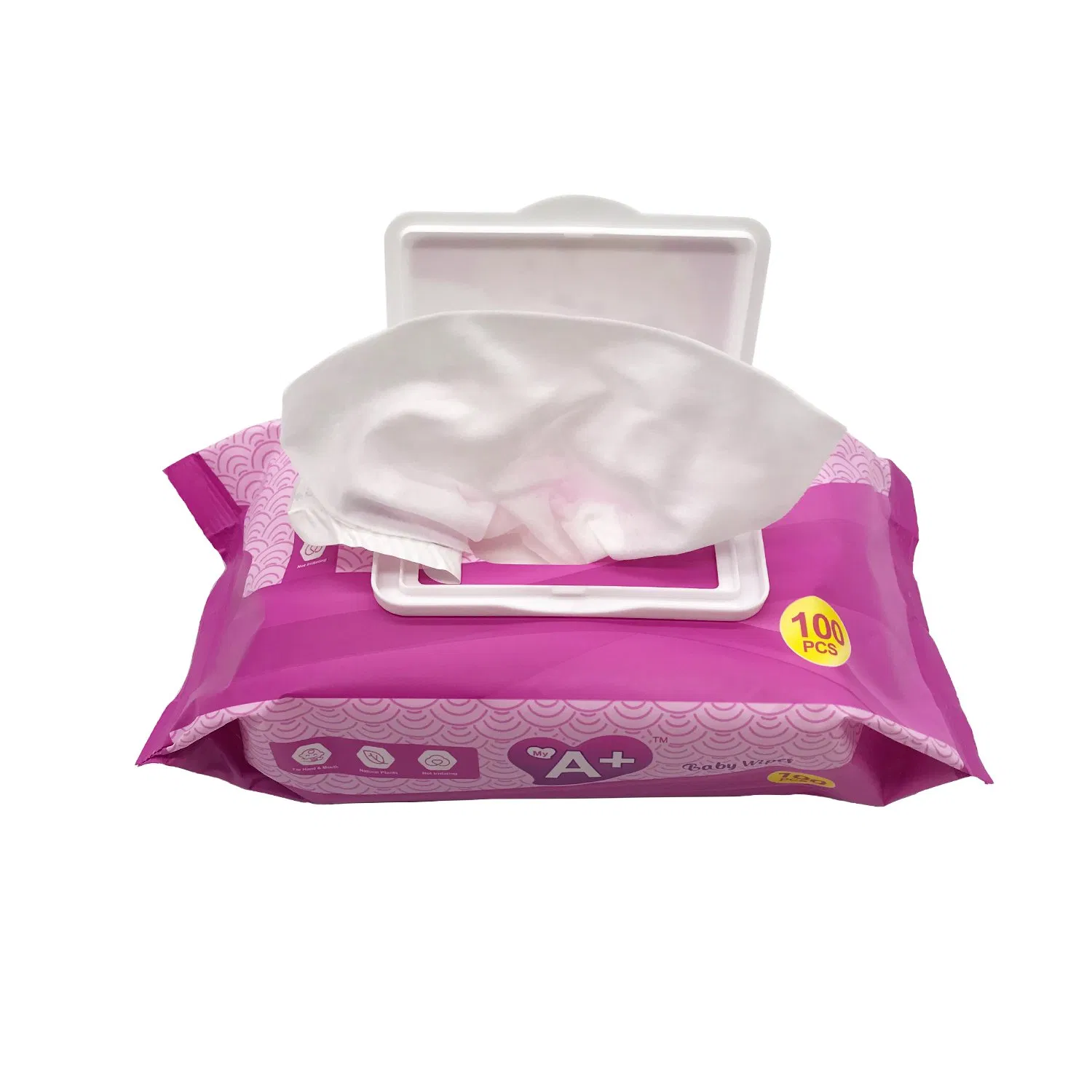 Logo OEM Custom Baby Facial Wipe Spunlace Non Woven Fabric Baby White Wipe
