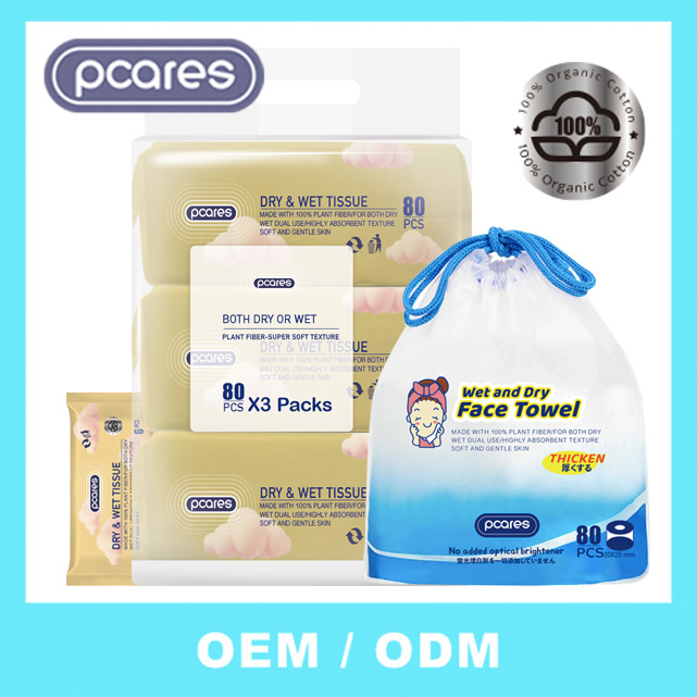 OEM Soft Disposable Face Towel Makeup Remover Clean Facial Towel Salon SPA Viscose Tissue Customize Comfortable Skin Clean Towel