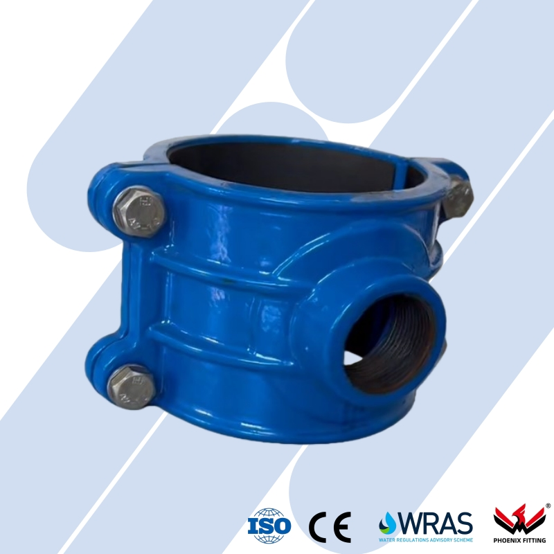 Bolt-on Tapping Saddle for Heavy Duty Steel Pipelines