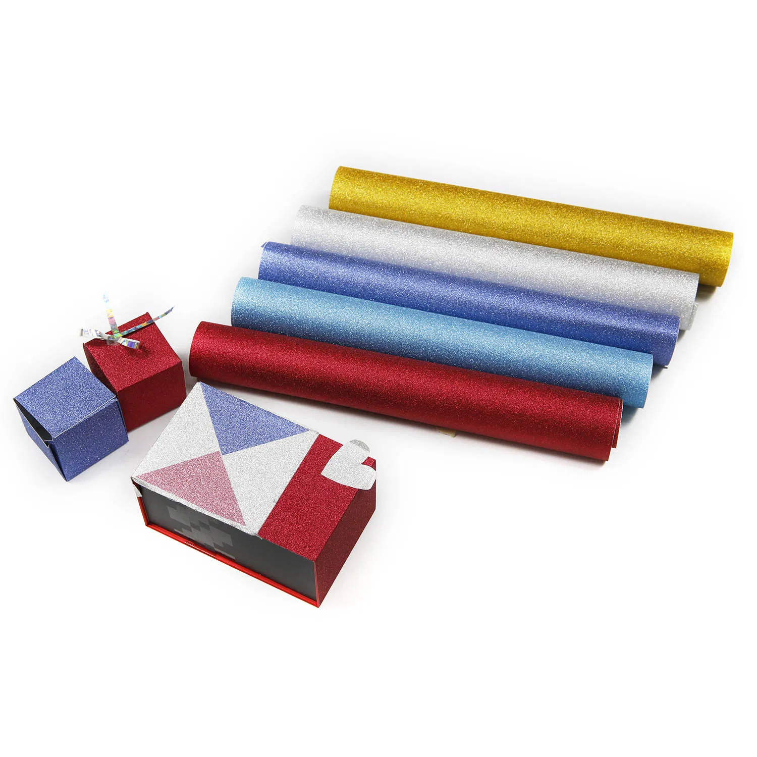 1.22*50m/0.61*50m Roll PP Glitter Color Cutting Vinyl Poster Materials for Machine