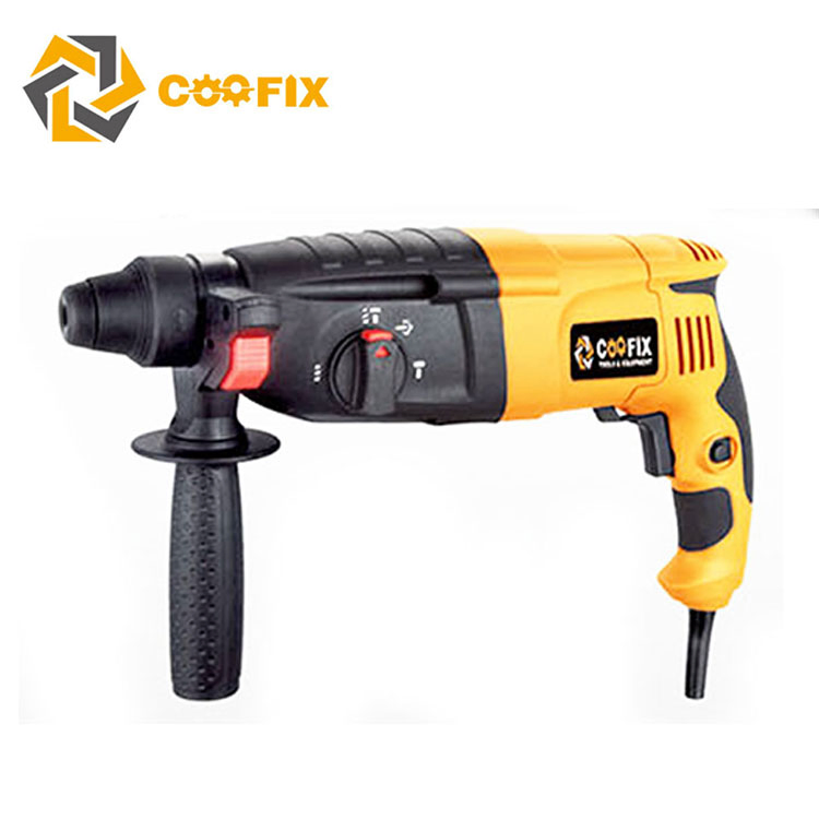 Coofix Electric Rotary Hammer Drill Rh001 Brand 850W 26mm 230V/220V 3 Functions 50Hz/60Hz 110-230V 56*44*31 6 Months CF-Rh001