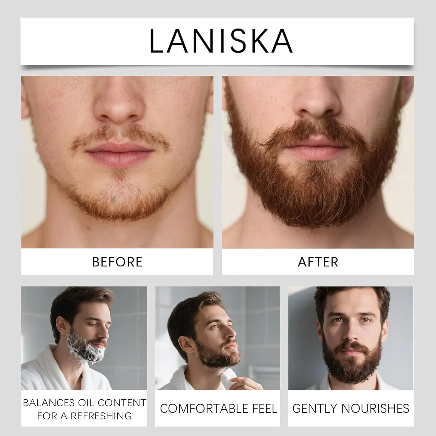 Premium Natural-Ingredient Enriched Beard Balm for Accelerated Healthy Follicle Stimulation