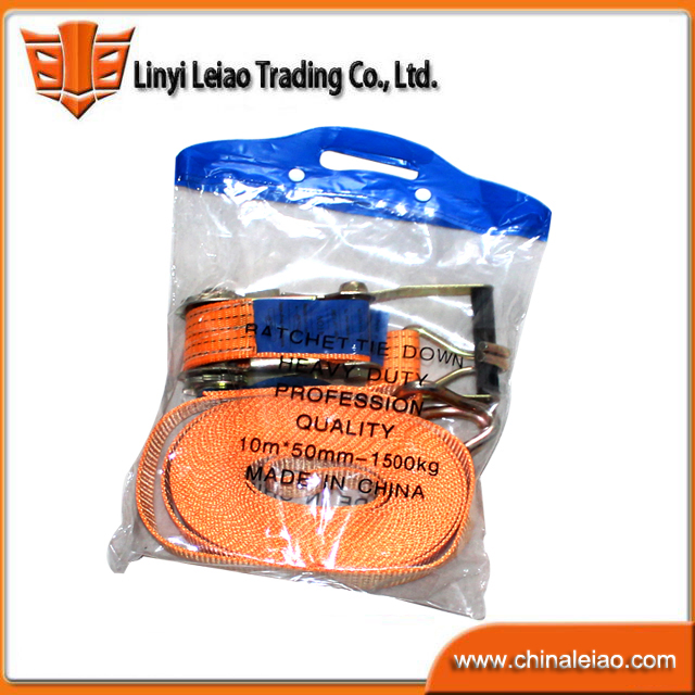 High Quality PP 2" *12m Lashing Ratchet Buckle Tie Down Strap Cargo Belt