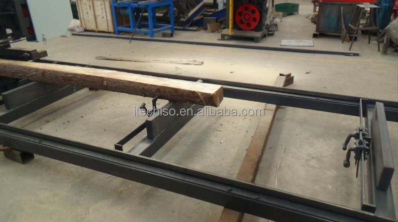 Ленточная пила по дереву портативная горизонтальная дизельная MJ1600