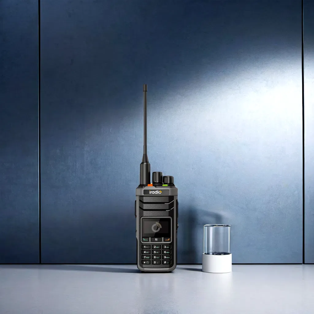 Compact Iradio VHF/UHF Two-Way Radio with Timed Lock Feature