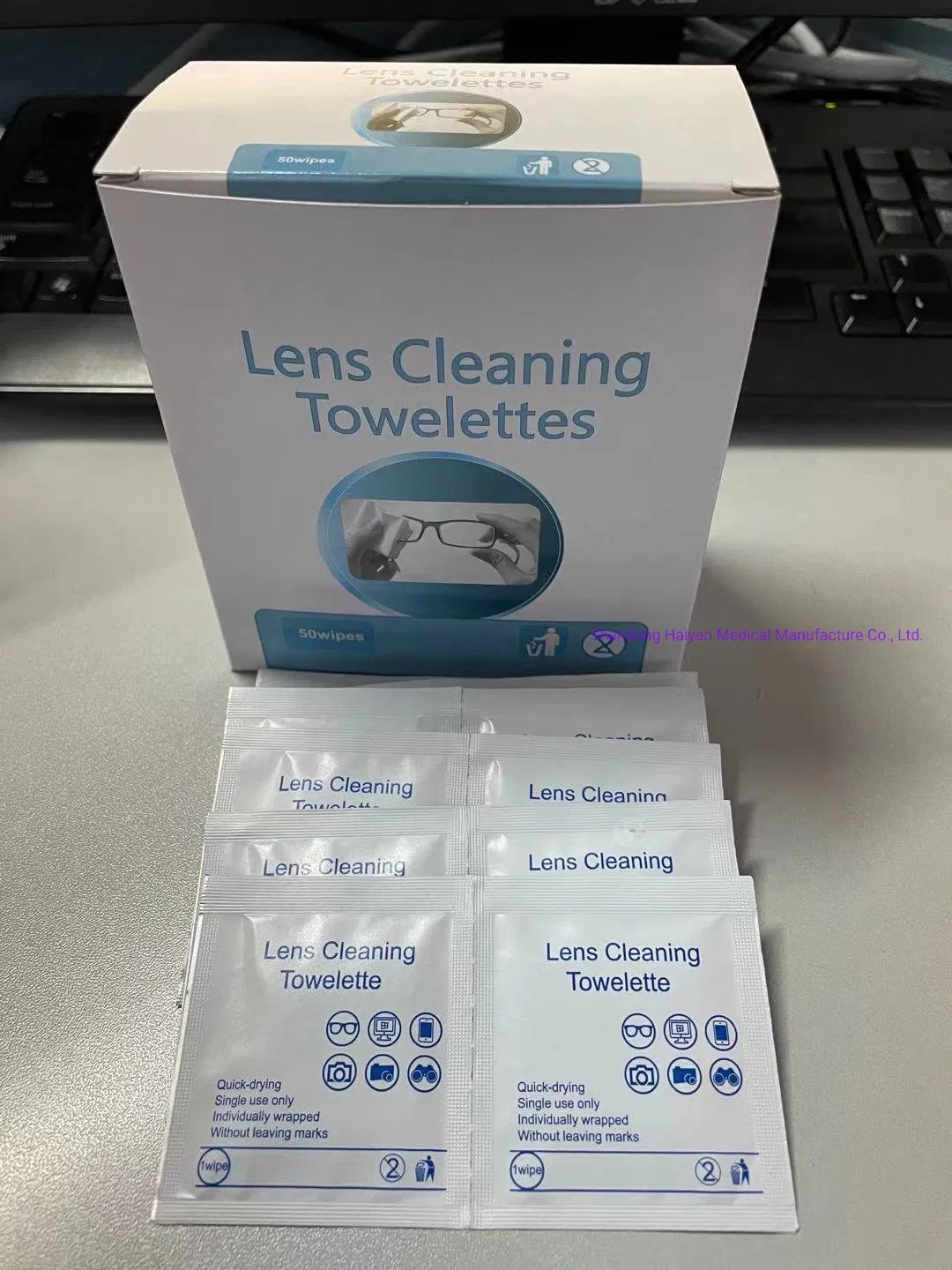 Camera Lens and iPad Screen Cleansing Wet Wipes Cleaning Towelette