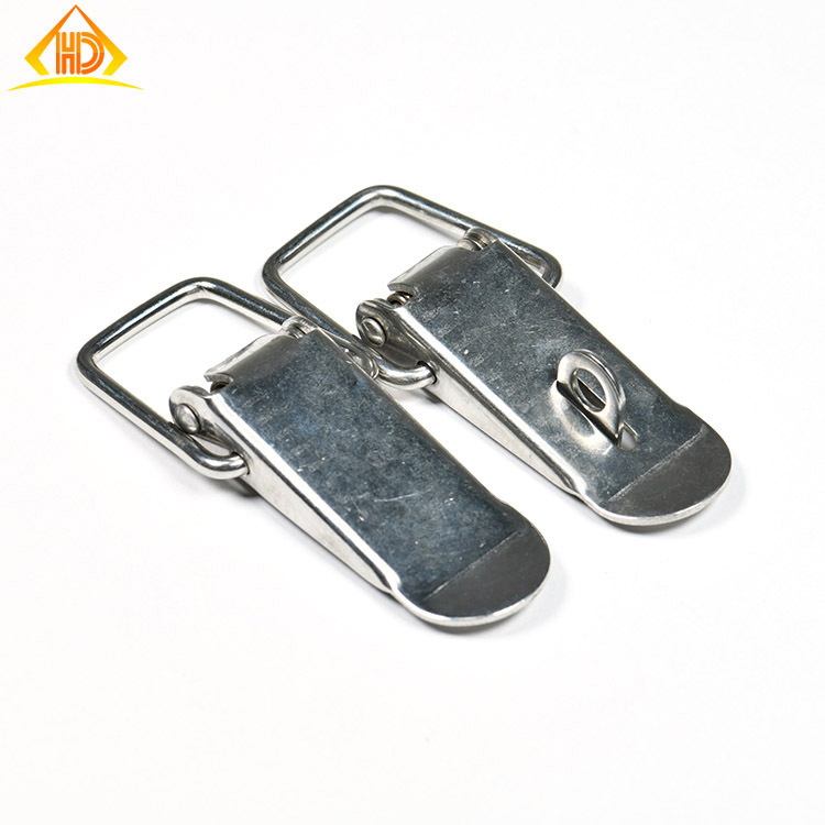 Stainless Steel Zinc Plated Padlockable Toggle Catch Draw Latches Hasp with Safety Catch