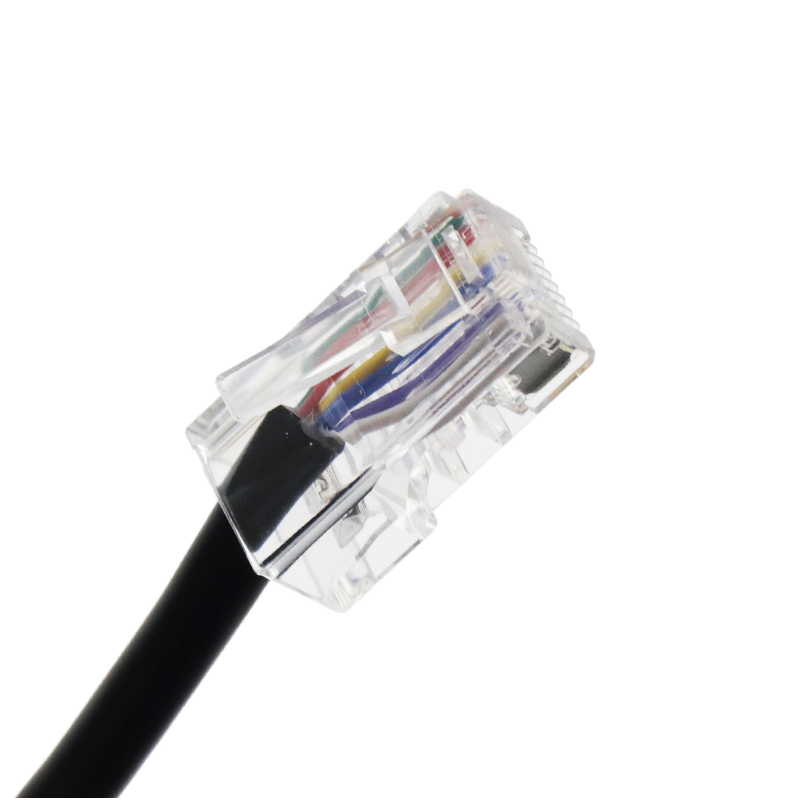 RJ45 8p8c Male to Rj12 6p6c Male Round Cable