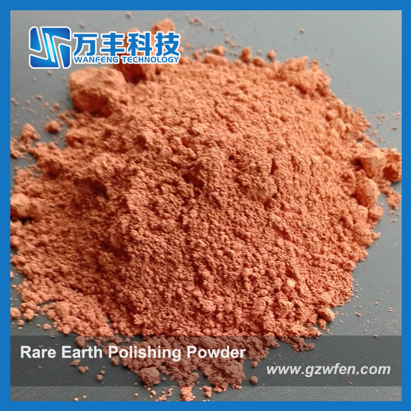 Полировальный порошок редкоземельный красный D50 0.6 мкм