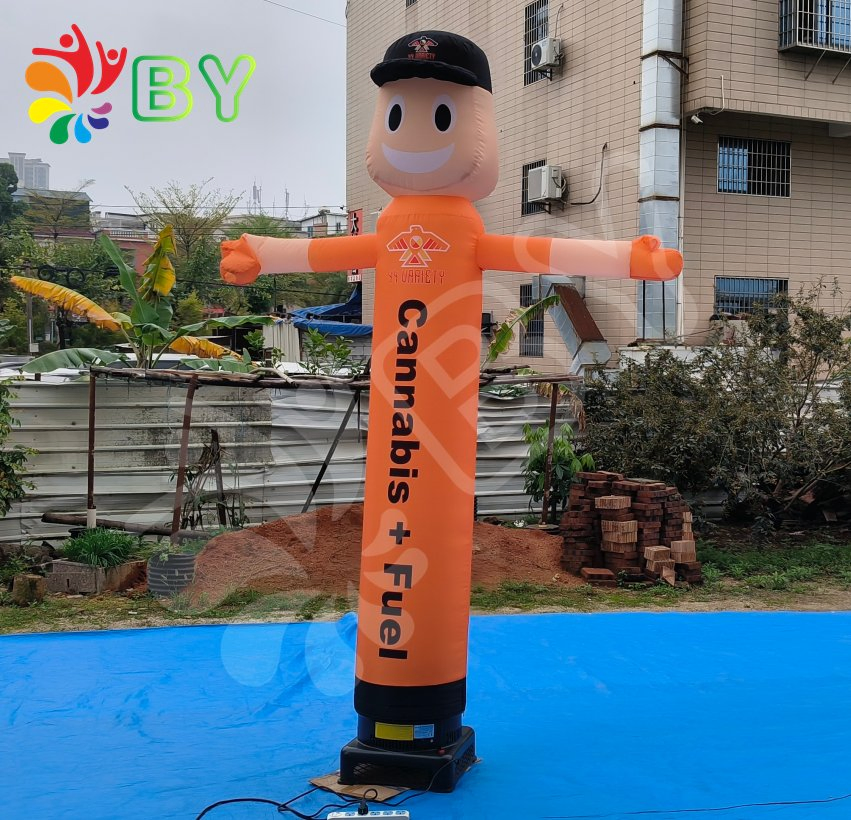 Cheap Inflatable Air Dancer Digital Printed Nylon and PVC Model for Events Parties with Blower