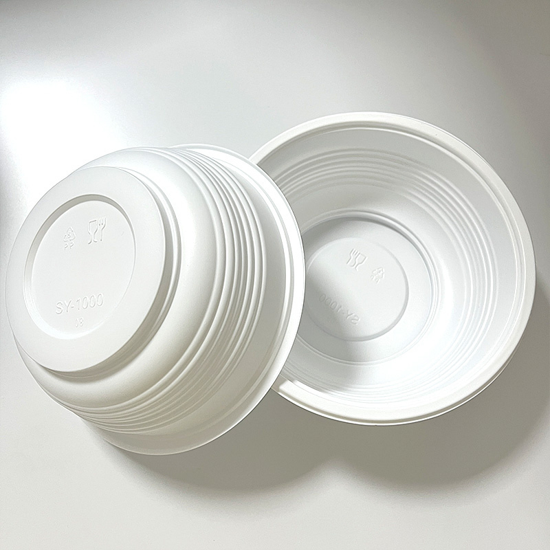 PP Soup Bowl with Clear Lid Blister Food Packaging Microwave Safe Container