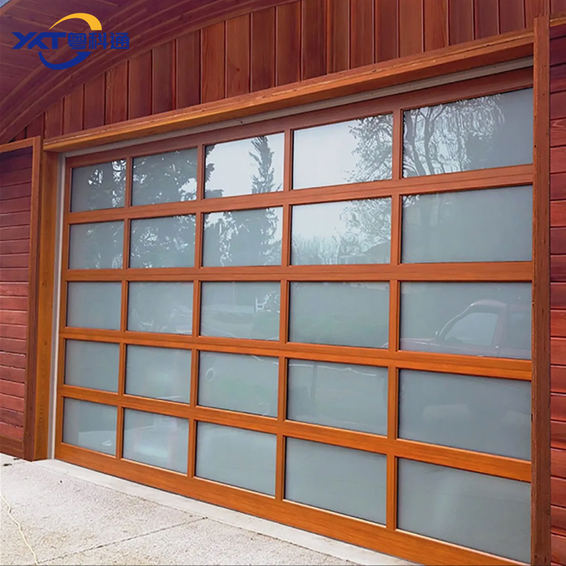 Factory Direct Sale High Quality Automatic Glass Garage Door