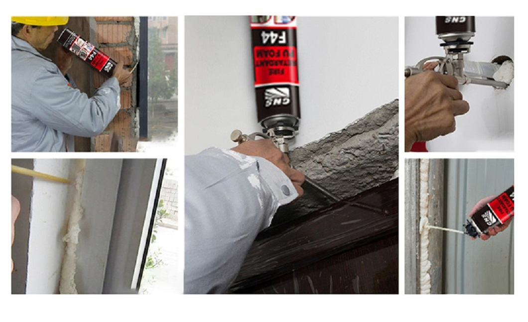 Gns B2 Class Fire Resistance PU Foam for Fireproof Doors Filling and Insulation