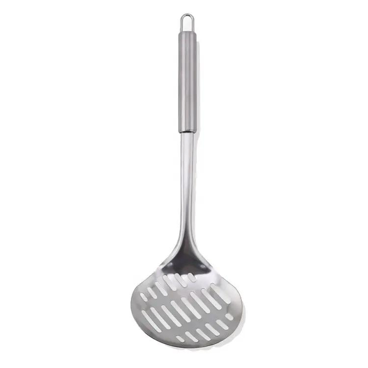 Home Business Camping Draining Spoon Use Kitchen Accessories Stainless Steel Kitchen Utensil Set Draining Spoon
