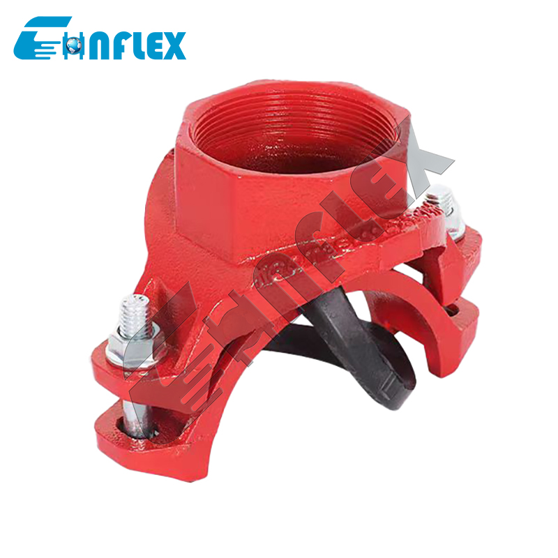 Mech Tee Grooved Outlet Ductile Iron Grooved Mechanical Tee Grooved End