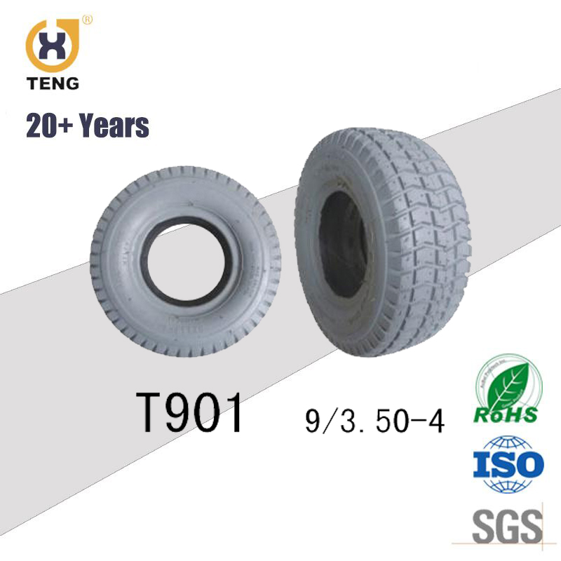 2.50-4 Flat Free PU Filled Wheel for Trolley