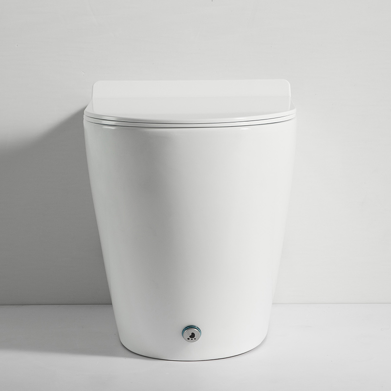 Factory Price Luxury Bathroom Products Sanitary Ware Electric Pulse Foot Touch Flush Smart Wc Toilet Without Water Tank