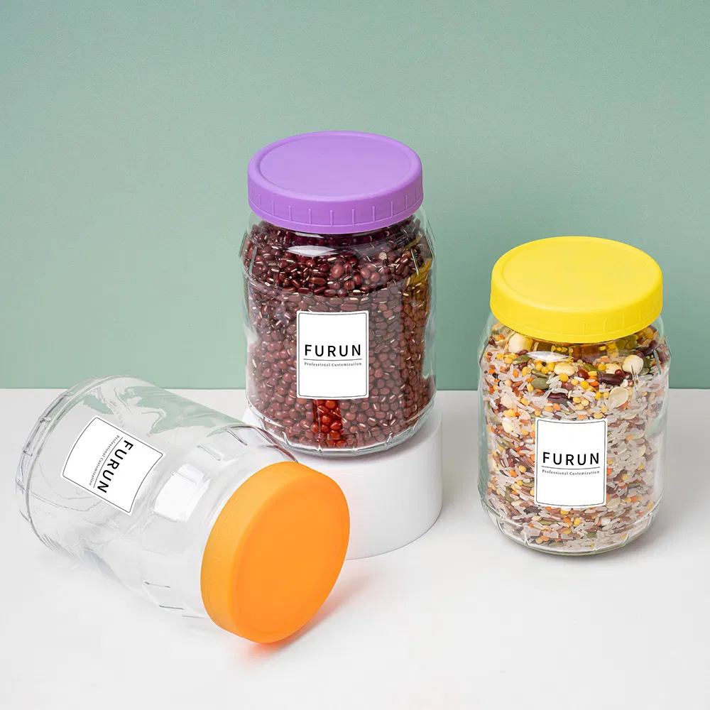 Стеклянная банка для сыпучих продуктов, 1000 мл