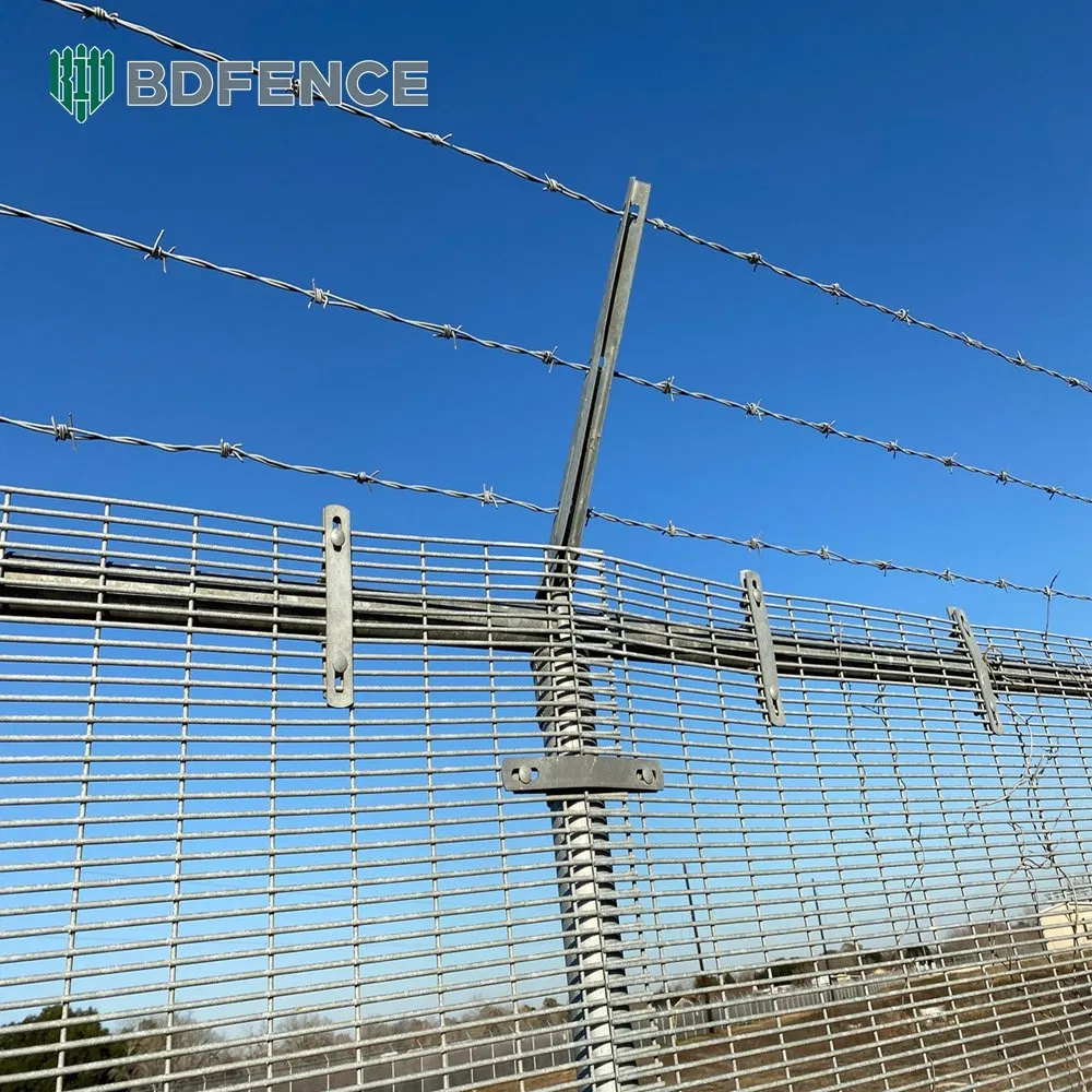 High Security Fence Clear View Fencing Powder Coating and Galvanized HDG Powder Coated