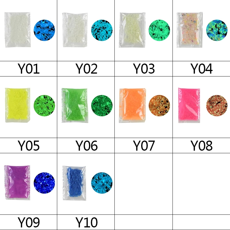 10/30g Luminous Sand Stone Fluorescent Gravel Glow in Dark Patio Garden Decoration DIY Starry Wishing Bottle Fish Tank Ornaments