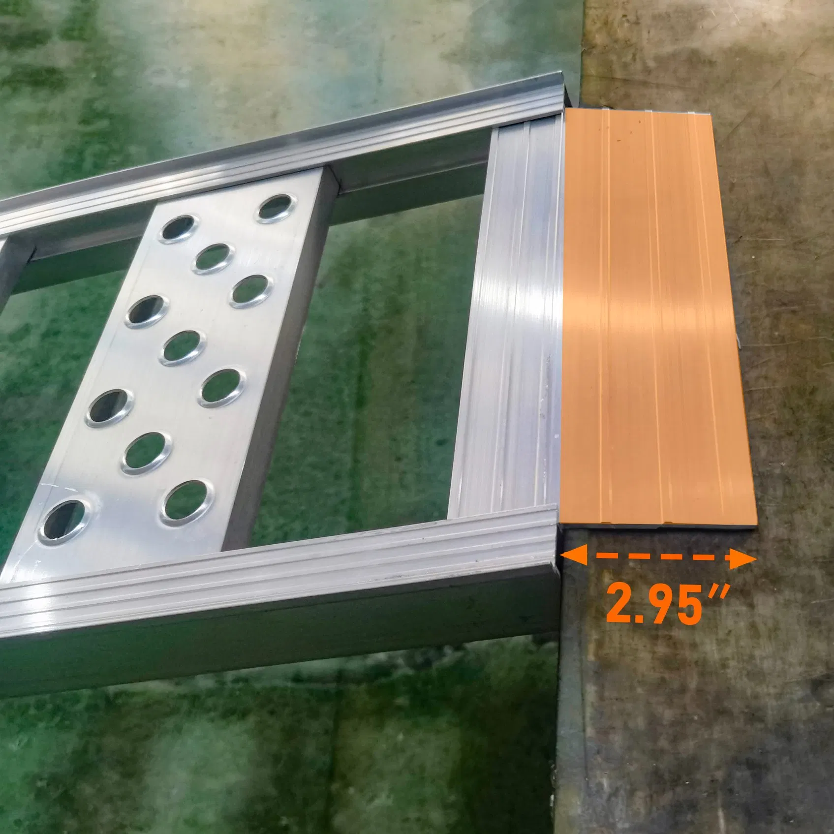 Складная алюминиевая рампа для мотоцикла и квадроцикла, грузоподъемность 1500 фунтов