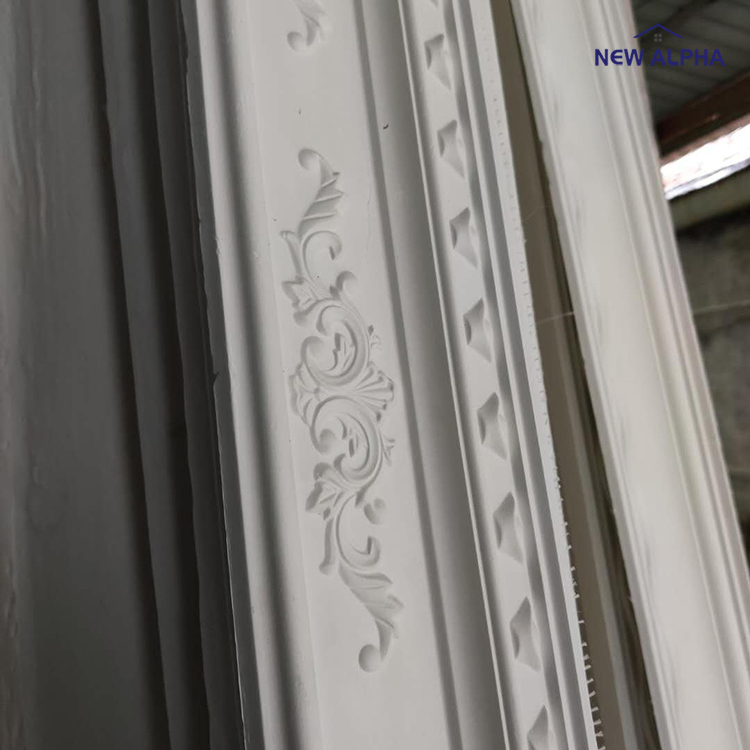 Widely Used White Waterproof Easy Install Baseboard Decorative Line