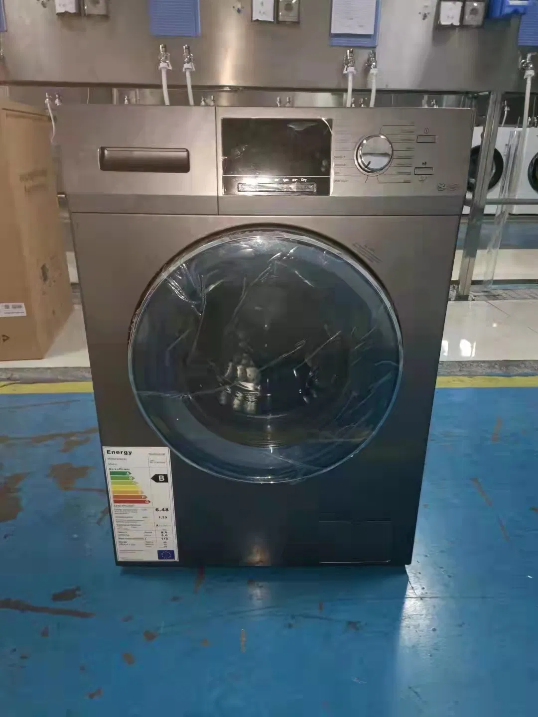 8kg White Built-in Frontloading Washer and Dryer 2 in 1 Machine