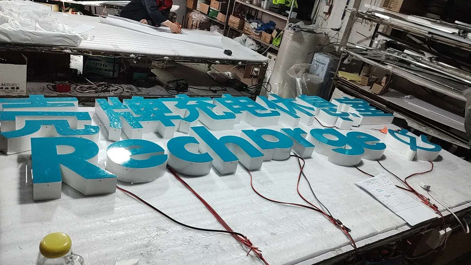 LED Channel Letter Signs out Door Free-Standing LED Sign Board