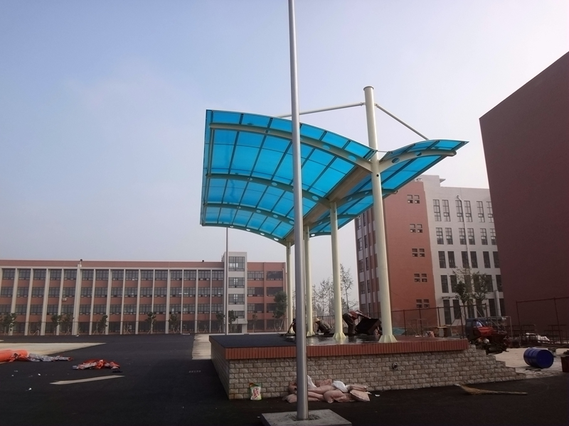 Steel Structure Building of Steel Car Parking Shed