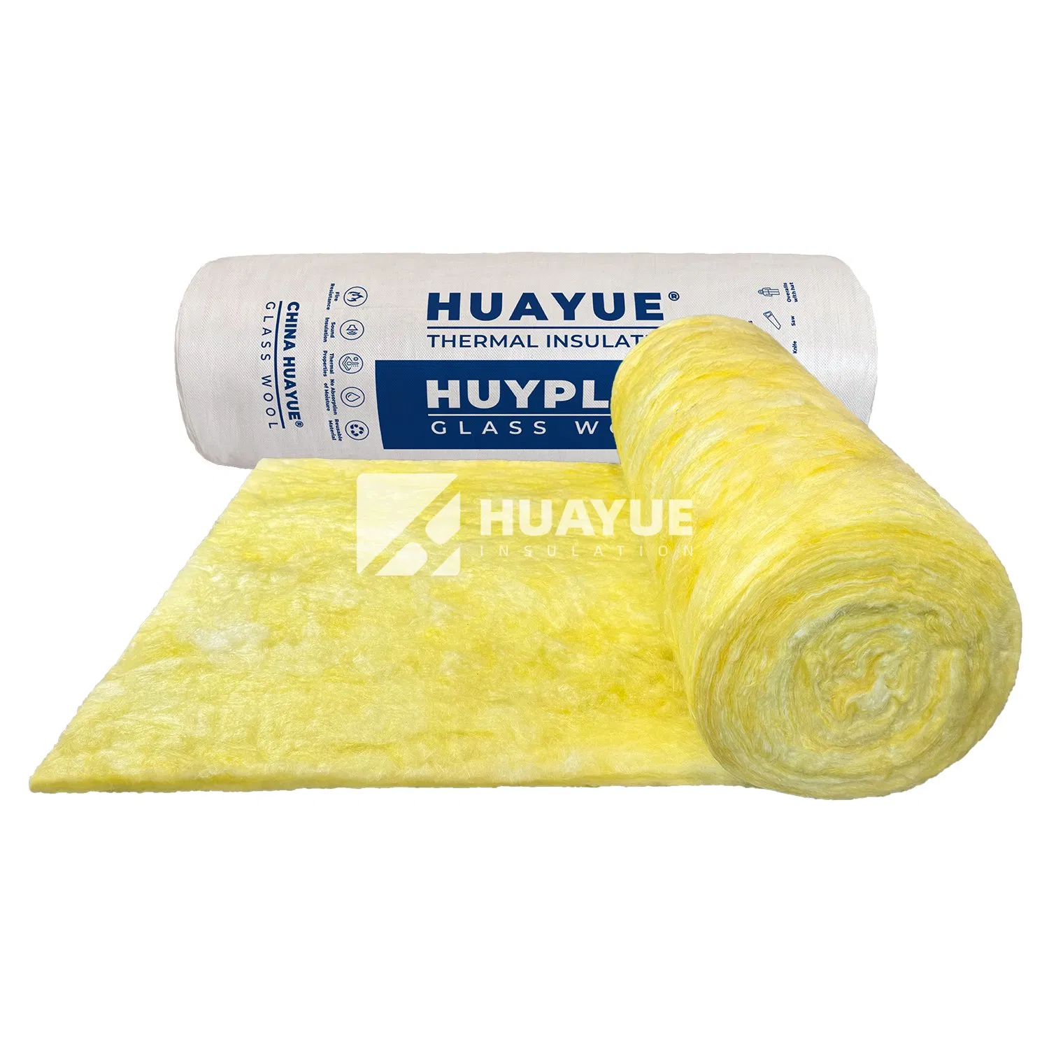 Fireproof Acoustic Insulation Fiberglass Blanket 3.5'' Thickness Lana De Vidrio R19 R30 R38 Soundproof Glass Wool Blanket
