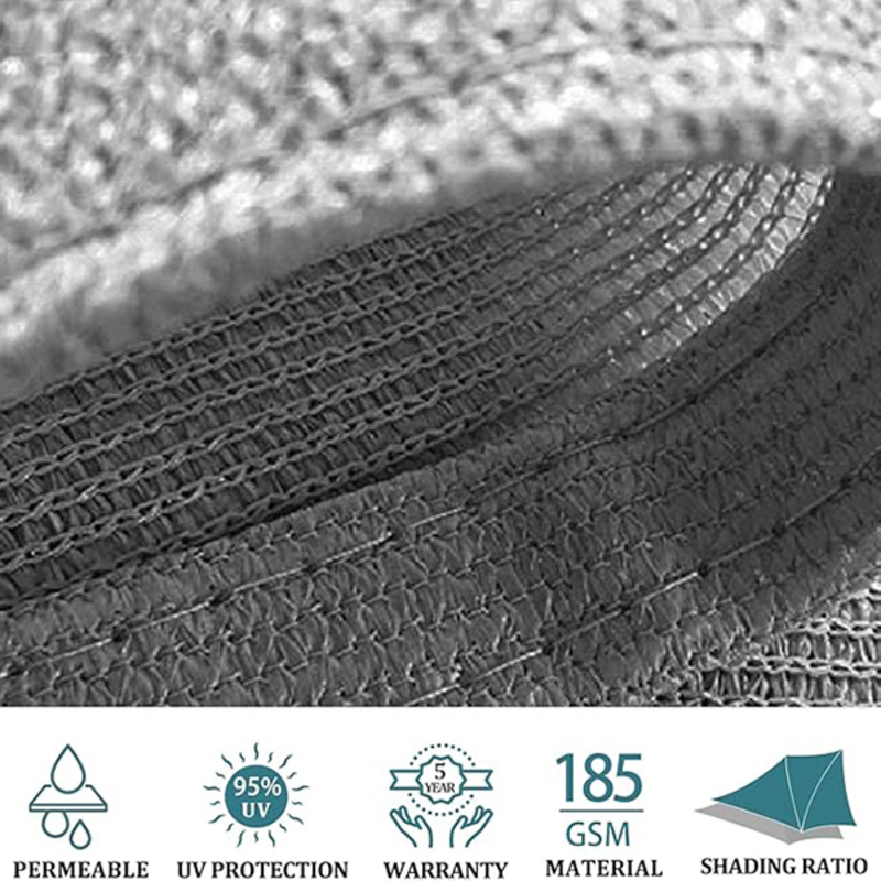 Commercial-Grade Shade Sail for Cafe Outdoor Seating