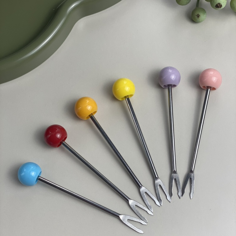 Dopamine-Inspired 304 Stainless Steel Fruit Fork