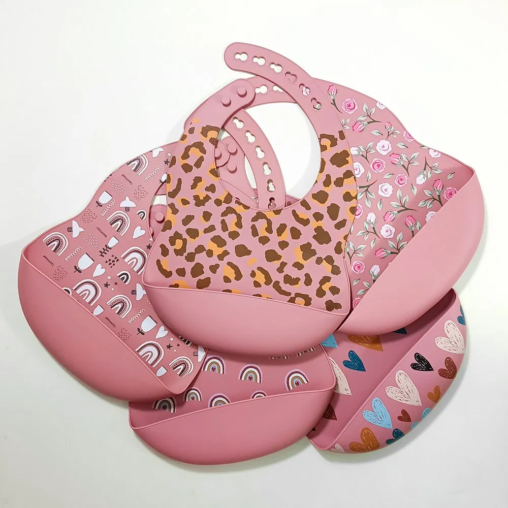 Manufacturer Wholesale Price Custom Logo Pattern Waterproof Animals Baby Bibs