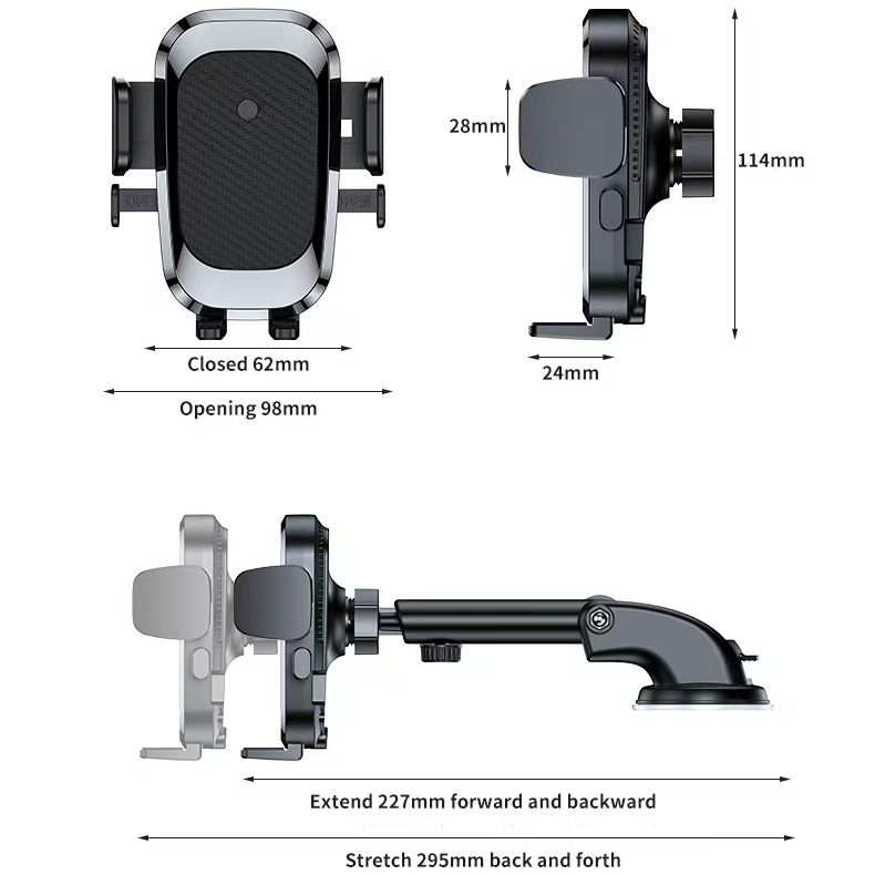 Магнитный держатель для телефона в авто с вращением