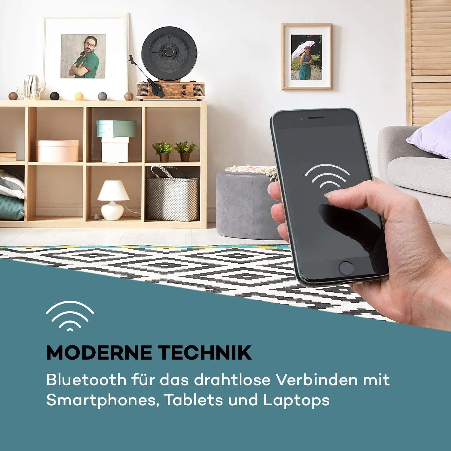 Upgraded Version Dual Built-in Stereo Speakers Turntable Wooden Vinyl Vertical Vintage 3 Speed Vinyl Record Player