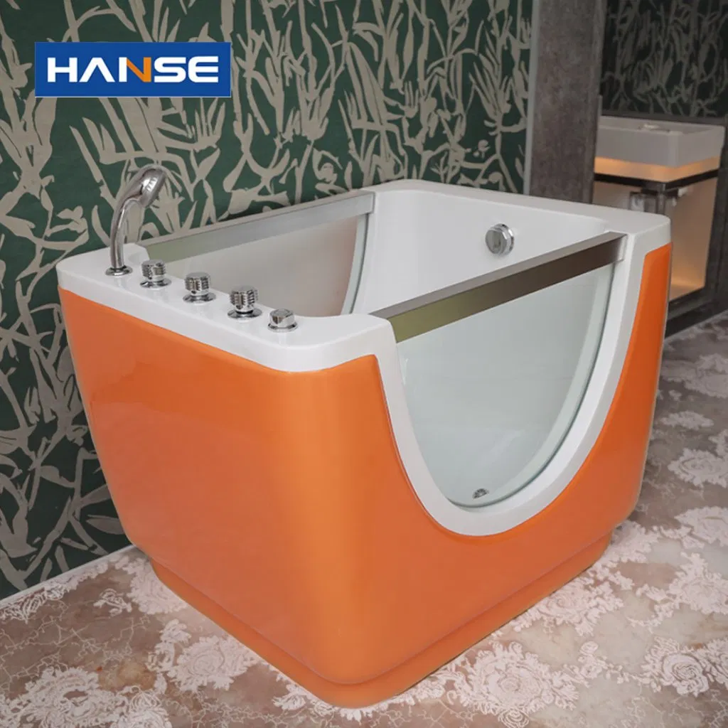 Детская ванна из акрила с безопасным сиденьем