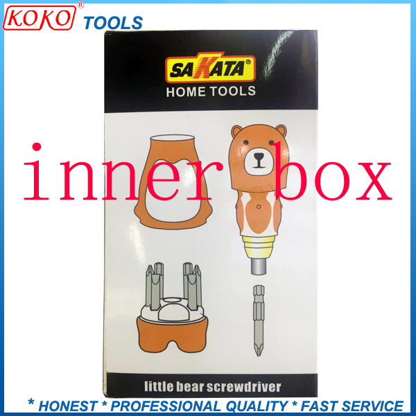 Bear Canton Type Mult Use Function Screwdriver Gift for Promotion