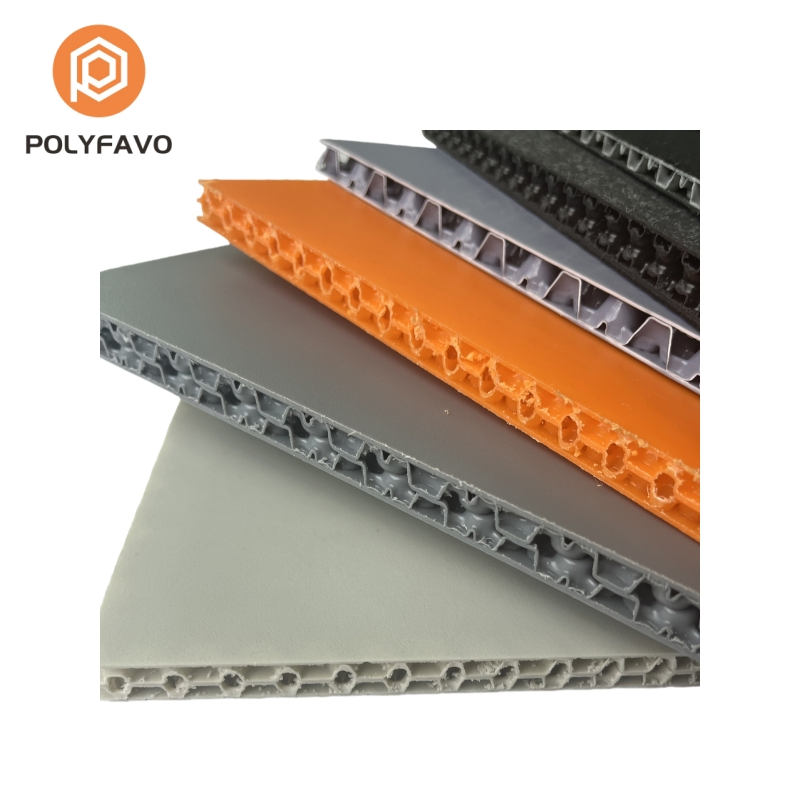White Recyclable Bubble Structure Plastic PP Polypropylene Honeycomb Sign Board Recyclable Bubble Structure Delivers PP Plastic Honeycomb Board