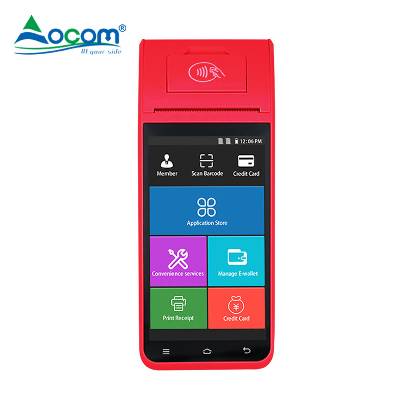 Android 11 Touch Screen 4G Handheld Mobile POS Terminal with Printer