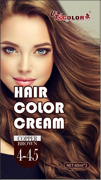 Professional Low Amonia Hair Color Dye for Cover Grey Hair