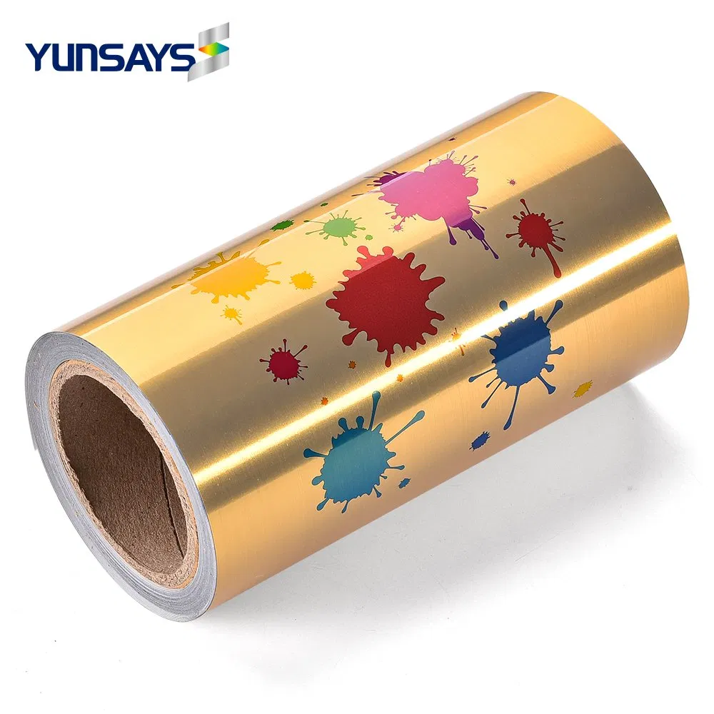 Printable Vinyl Sticker Custom Wholesale Blank A4 Size Sheet Inkjet Laser Self Adhesive Glossy Gold Brushed Inkjet Sticker Paper