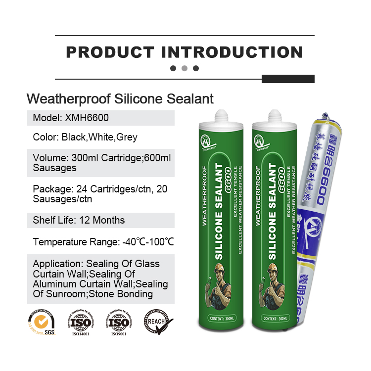 All-Weather Silicone Sealant for Professional and Home Projects