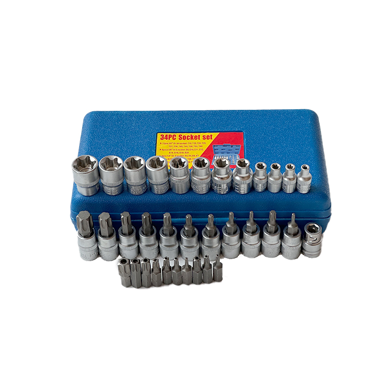 Набор торцевых головок Torx 3/8 дюйма, 34 предмета