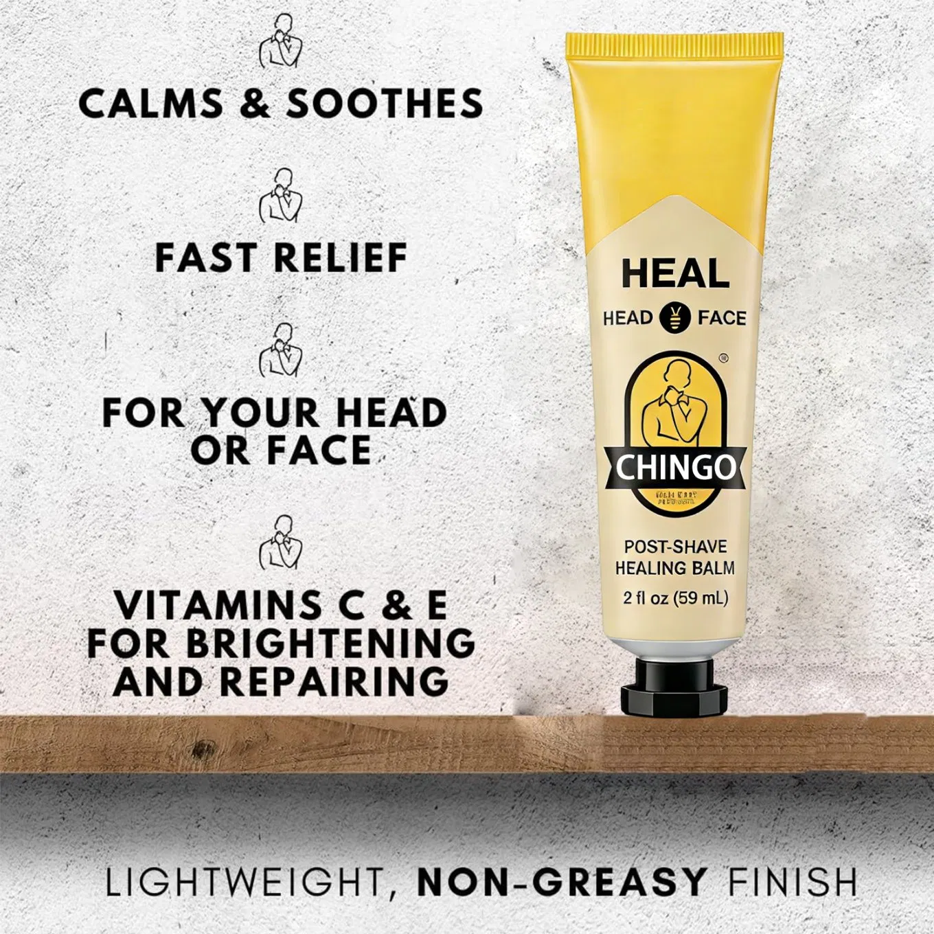 Premium Luxurious Men Aftershave Balm Silky Smooth Nourishing Care