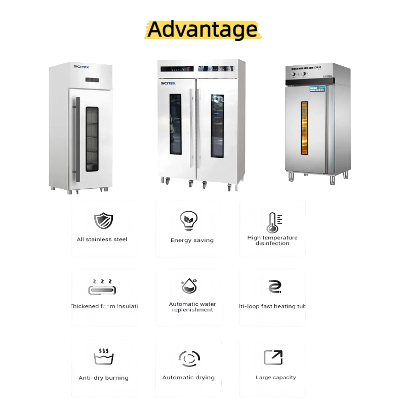 Versatile Hot Air Circulation Disinfection Cabinet Integrates with Multiple Kitchen Appliance