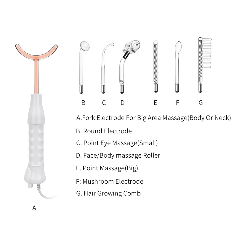 Portable Handheld Skin Therapy Wand Machine Wrinkle Reducing - Dark Circles