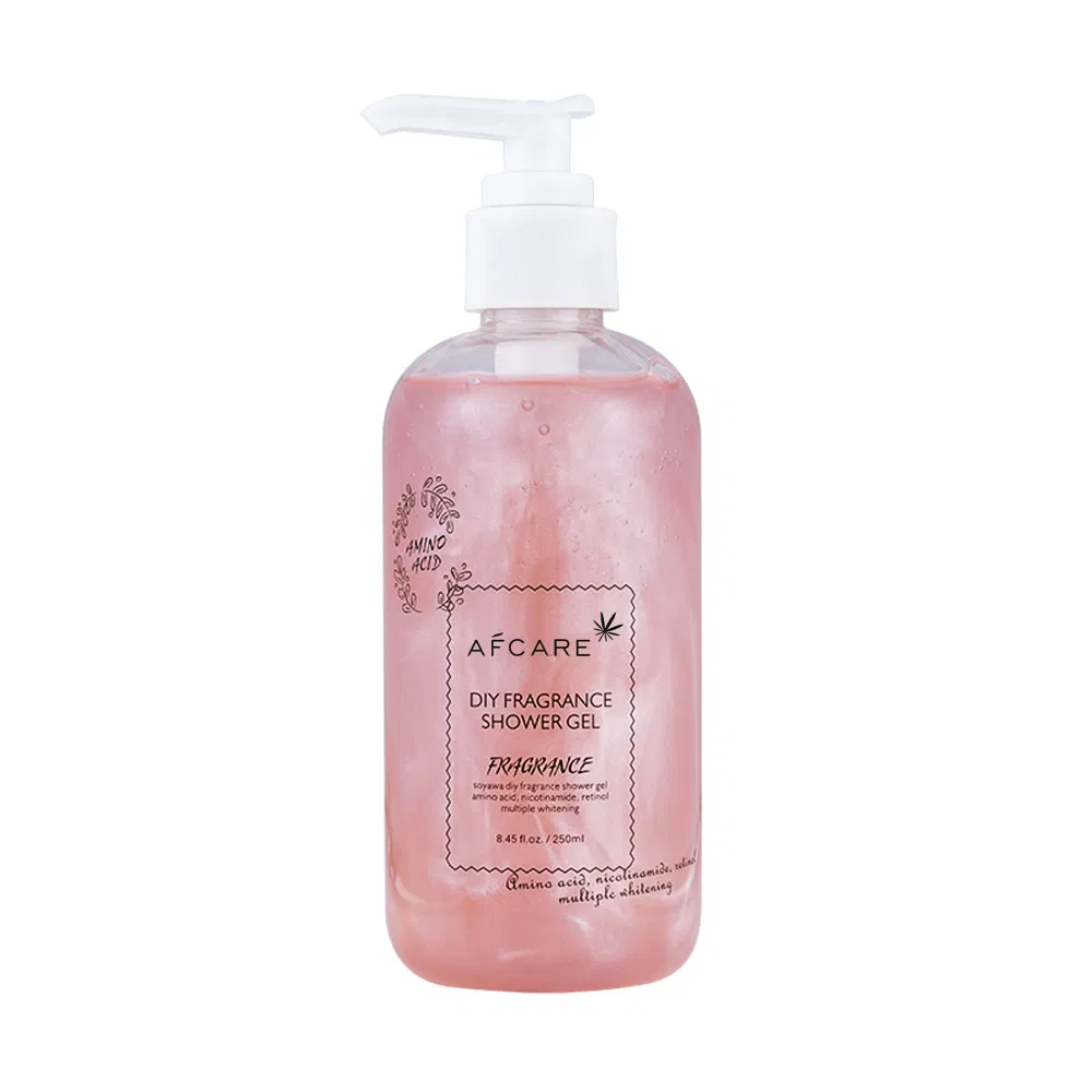 Jasmine Lavender Organic Yoni Shower Gel Moisturize and Whitening The Skin Pumping Shower Gel bottle
