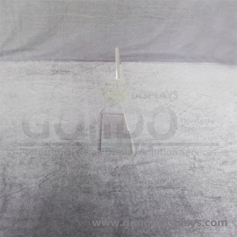 Tabletop Slant Back Design Clear Acrylic Display Menu Holder